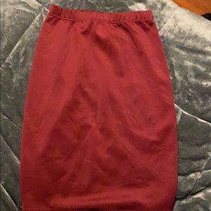 High waist Midi Skirt